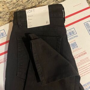 LOFT Black Skinny Jeans for a Sleek Look